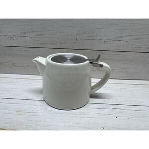 FORLIFE Stump Teapot Black Color with Stainless Lid 18-Ounce Teapot NO DIFFUSER